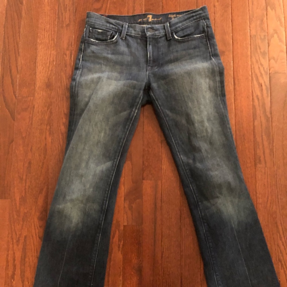 high waisted bootcut jeans